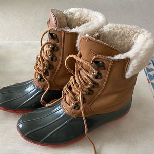 Sperry Topsider for Jcrew Shearling Duck Boots